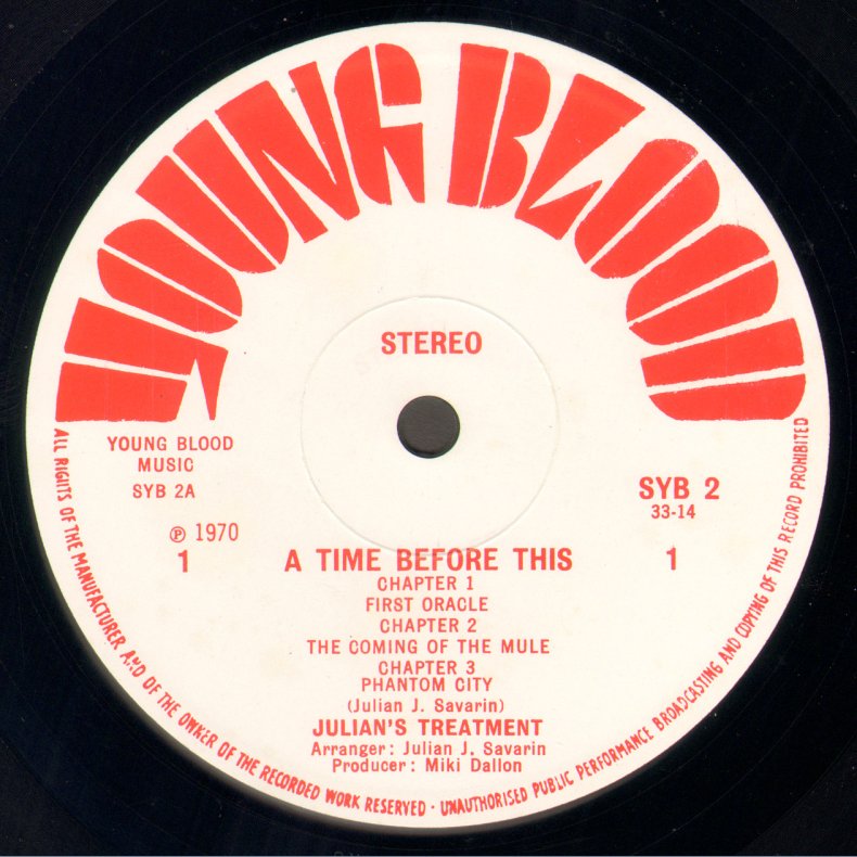 A Time Before This - Original UK Stereo Vinyl Issue