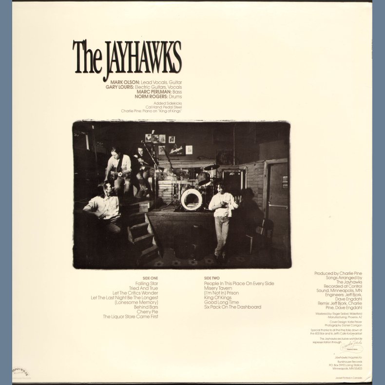 The Jayhawks - original Privately Issued Debut Vinyl Album