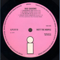 Mad Shadows - Original UK Issue - Pink 'i' logo labels