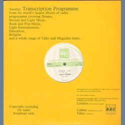 In Concert - 459 - Original UK Radio Promotional Issue