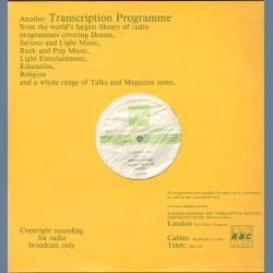 In Concert - 369 - Live At The Glastonbury Festival 1985 - Original UK Radio Promotional Issue