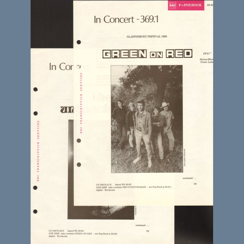 In Concert - 369 - Live At The Glastonbury Festival 1985 - Original UK Radio Promotional Issue