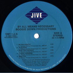 By All Means Necessary - Original US Vinyl Issue