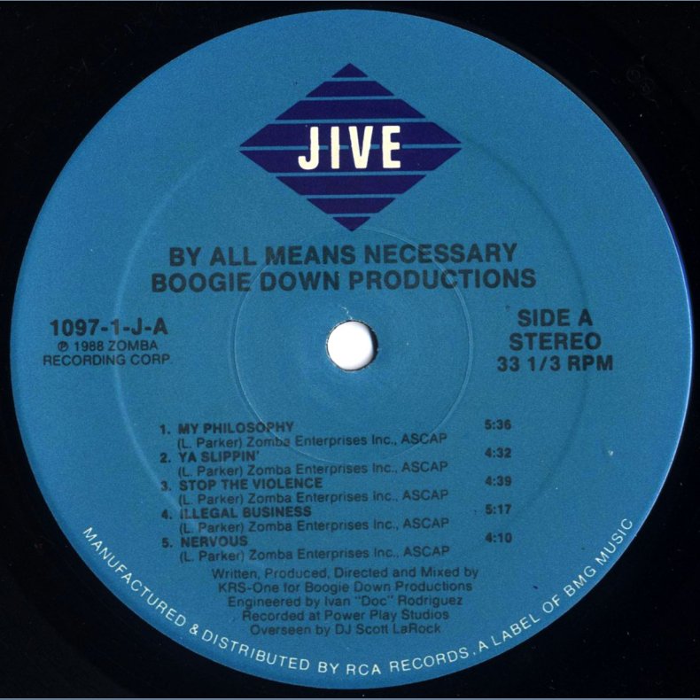 By All Means Necessary - Original US Vinyl Issue