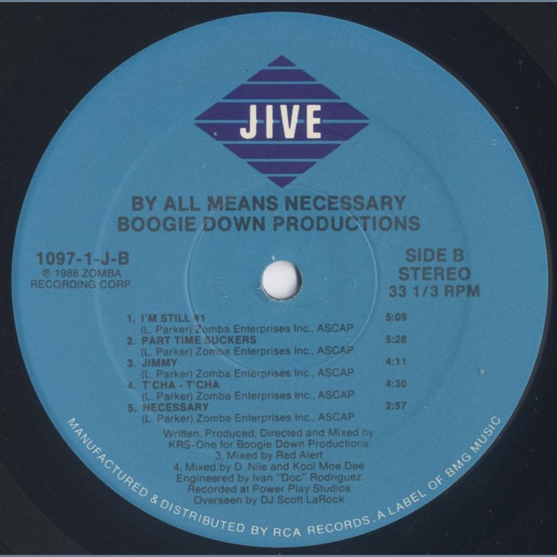 By All Means Necessary - Original US Vinyl Issue