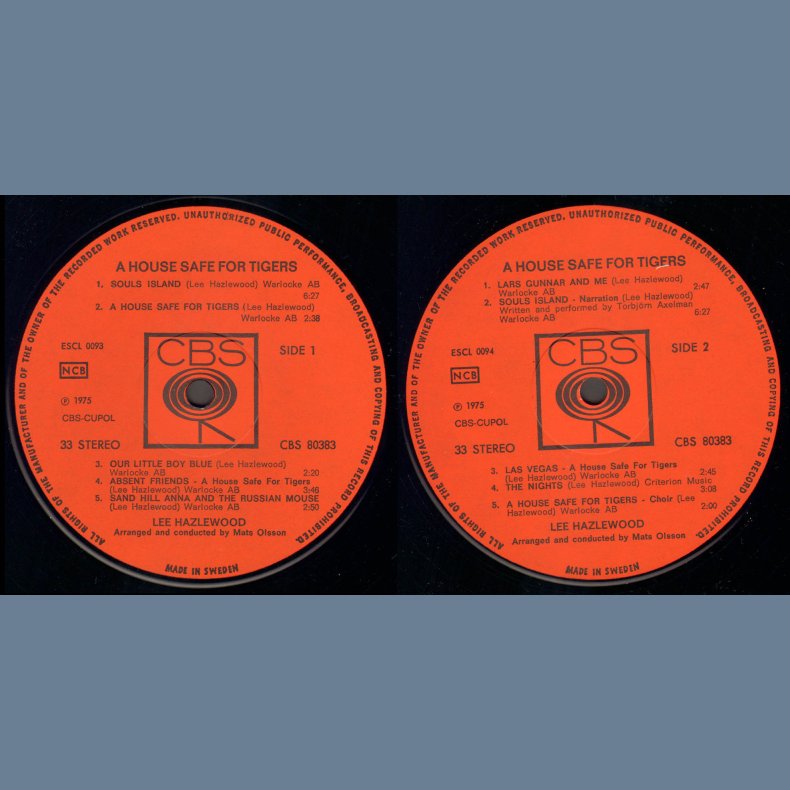 A House Safe For Tigers (M Vrt Hus F&ouml;rskonas Frn Tigrar) - Original Swedish Issue