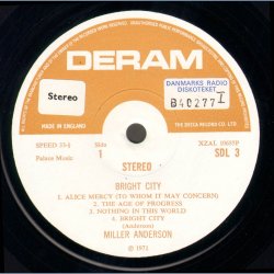 Bright City - Original UK Vinyl Issue