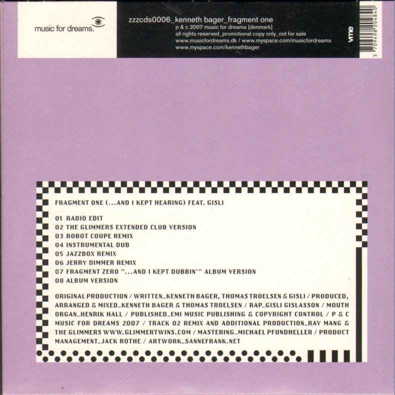 Fragment One (...And I Kept Hearing)