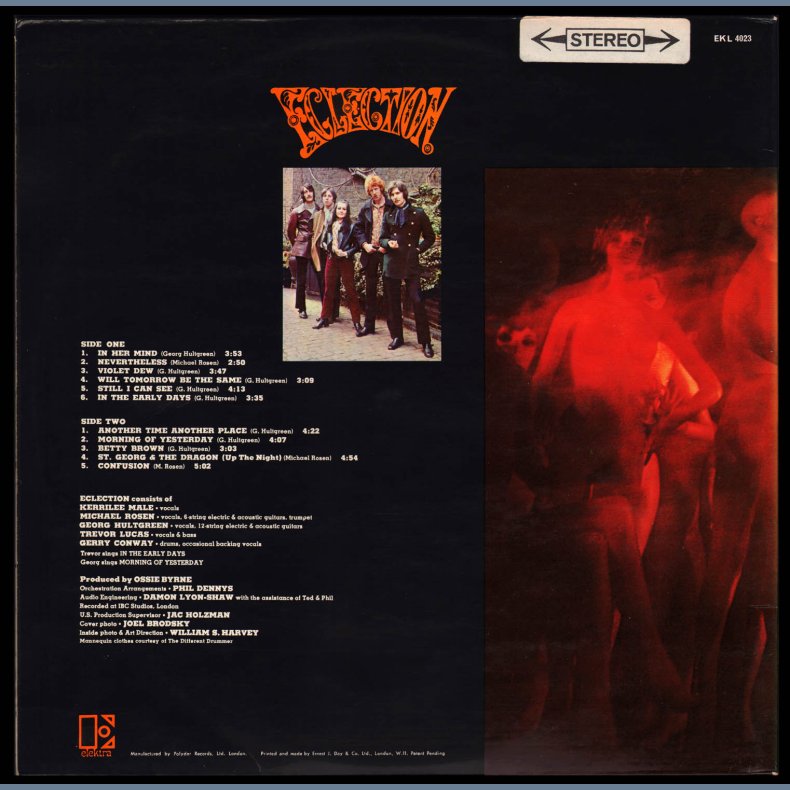 Eclection - Original UK Stereo Vinyl Issue