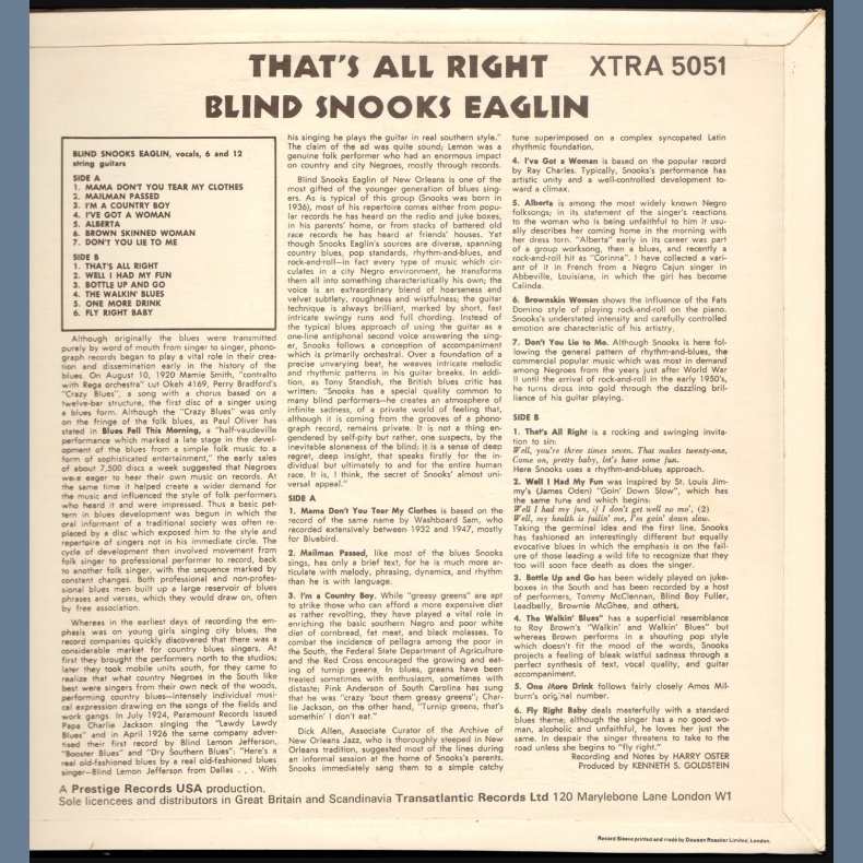 That's All Right - Original UK Issue