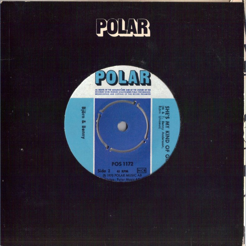 Ring Ring b/w She's My Kind Of Girl - Original Swedish Issue