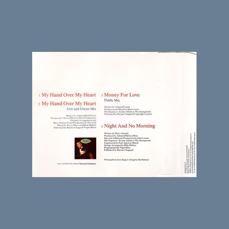 My hand over my heart - 1991 German Limited Edition 4-track CD Single