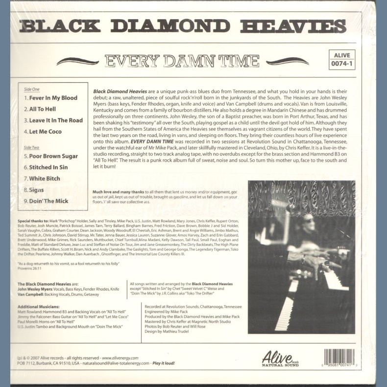 Every Damn Time - Original White Vinyl 1st Issue