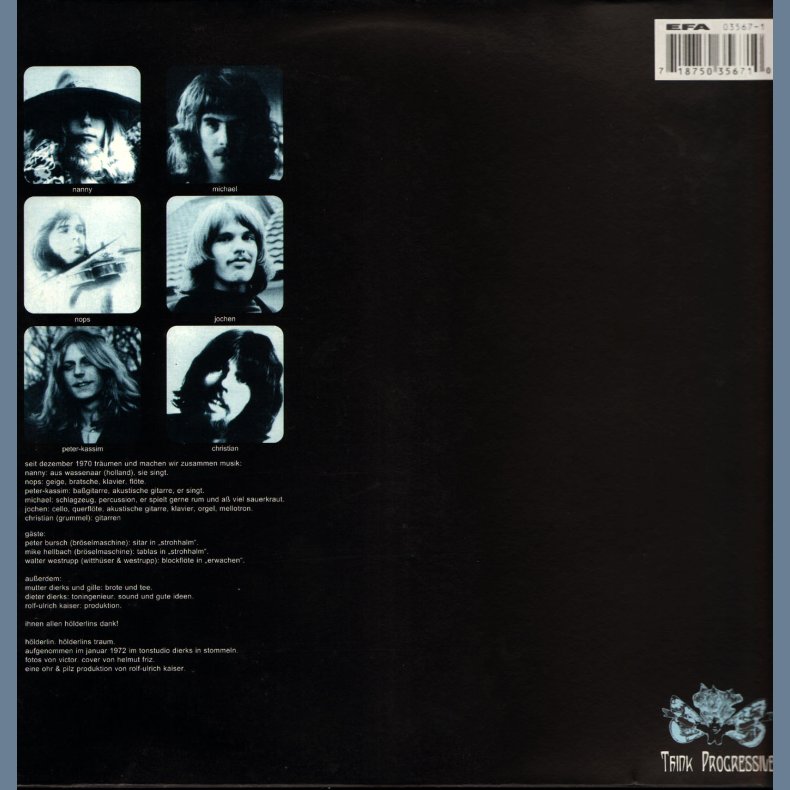 H&ouml;lderlin's Traum - 1998 German Reissue