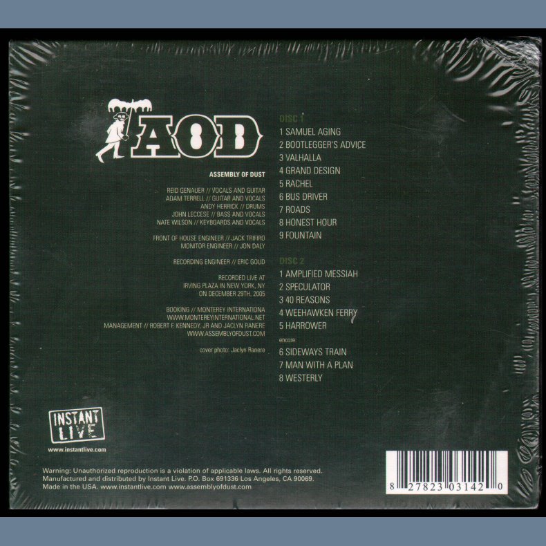 Instant Live: Irving Plaza - New York, NY, 12/29/05