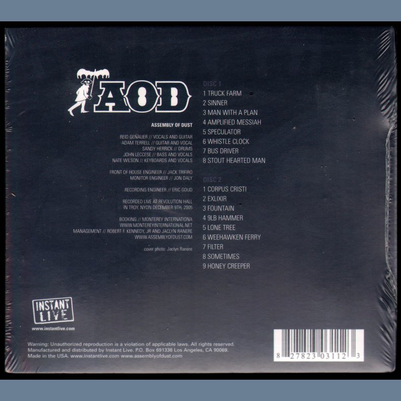 Instant Live: Revolution Hall - Troy, NY, 12/9/05