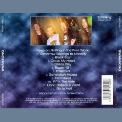 Swansong - 12-track full album 1st Issue CD