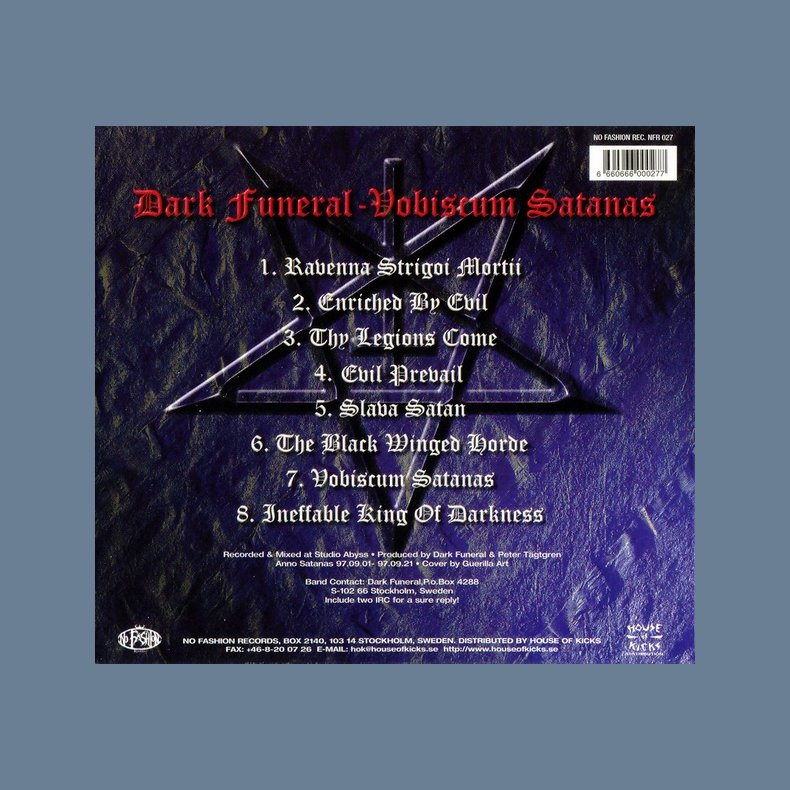 Vobiscum Satanas - Original Austrian Pressed 1st Issue