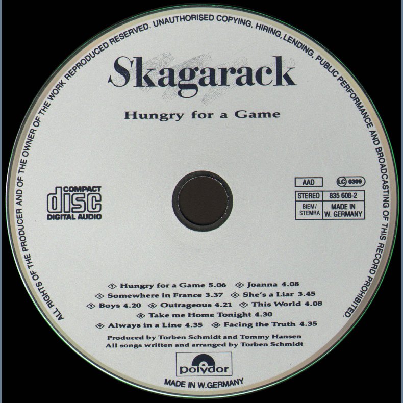 Hungry For A Game - Original 1st CD Issue
