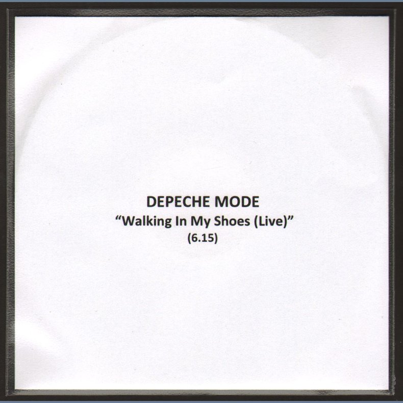 Walking In My Shoes (Live) - Authentic Danish Promotional Issue Acetate