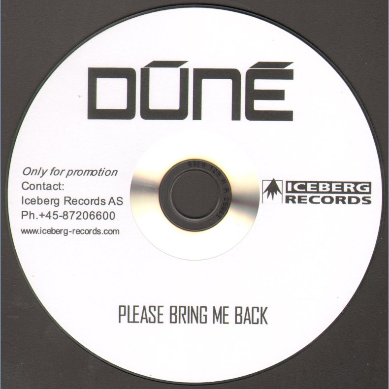 Please Bring me Back - 2-track promotional issue CD Acetate