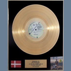 Wilson Phillips - Authentic Gold Record Award - Presented To The EMI Denmark label