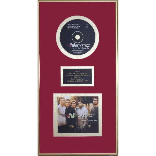 This I Promise You - Authentic CD-Single Gold Award 
