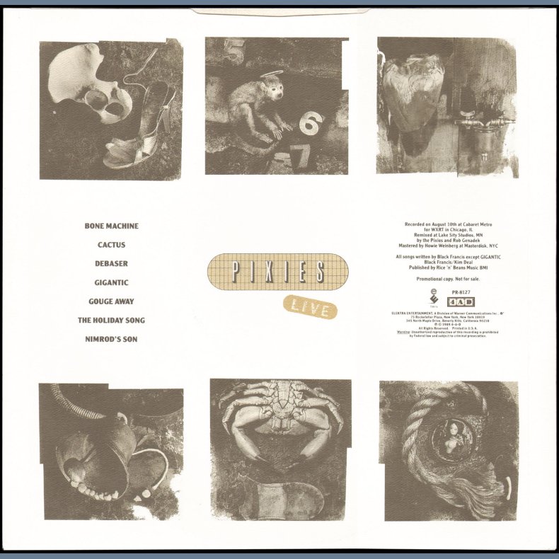 The Pixies Live - Original Promo-Only US Vinyl Issue