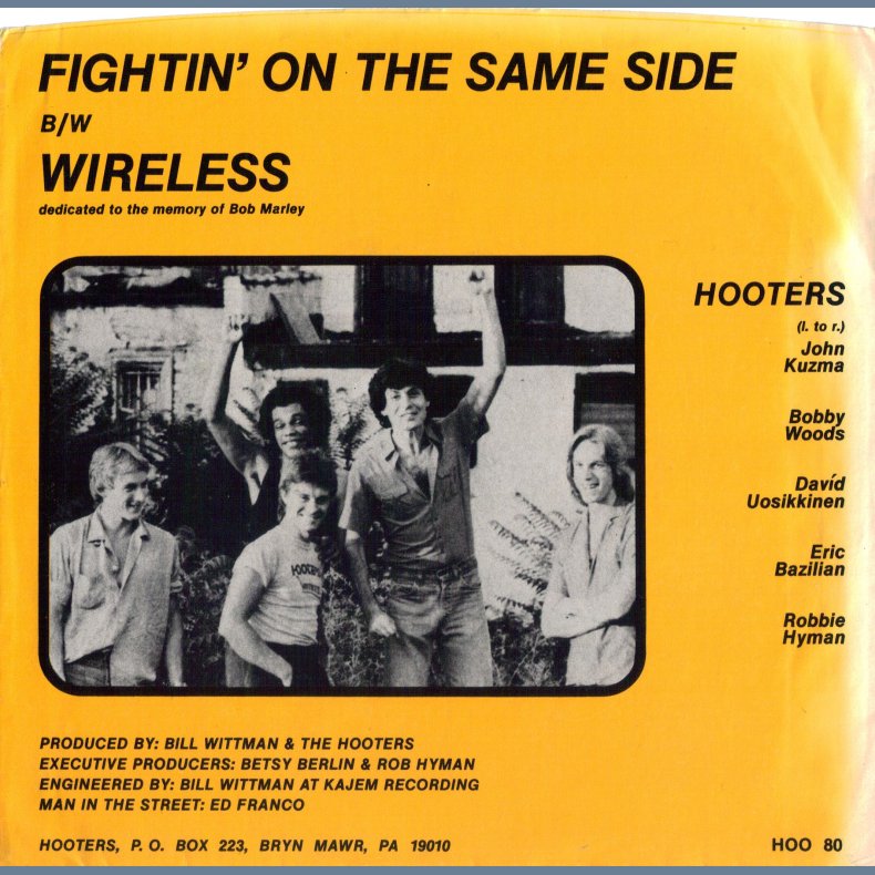 Fightin' On The Same Side b/w Wireless - Original US Issue  
