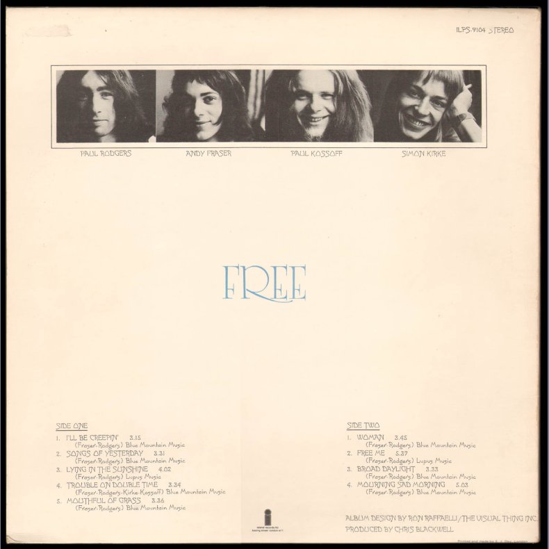 Free - Original UK Vinyl Issue - Pink 'i' Company Labels