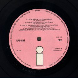 Free - Original UK Vinyl Issue - Pink 'i' Company Labels