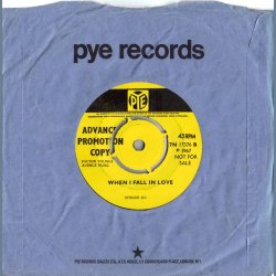 I can See Through You b/w When I Fall In Love - Original UK Advance Promotion Copy  