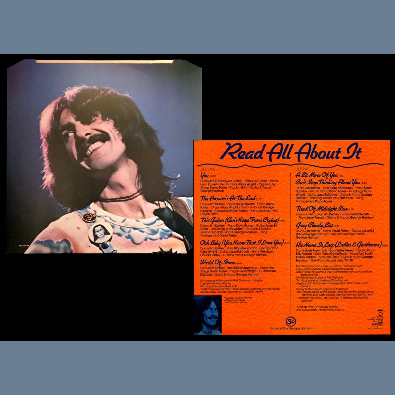 Extra Texture - Original 1975 UK Apple label 10-track LP