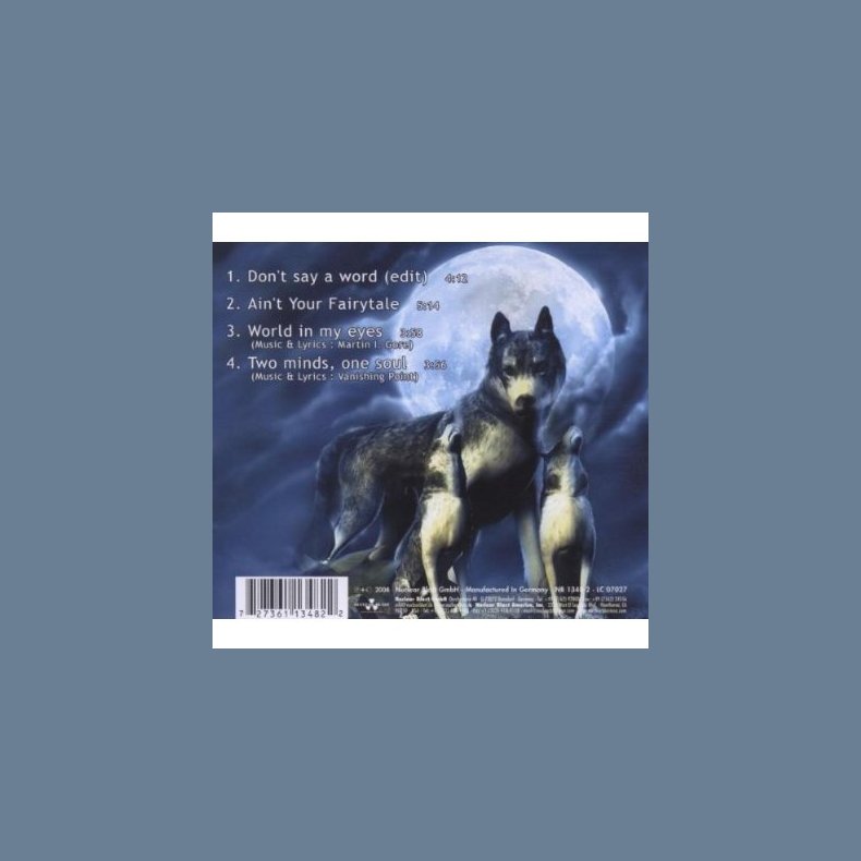 Don't Say a Word - Limited Edition 4-track CD Single