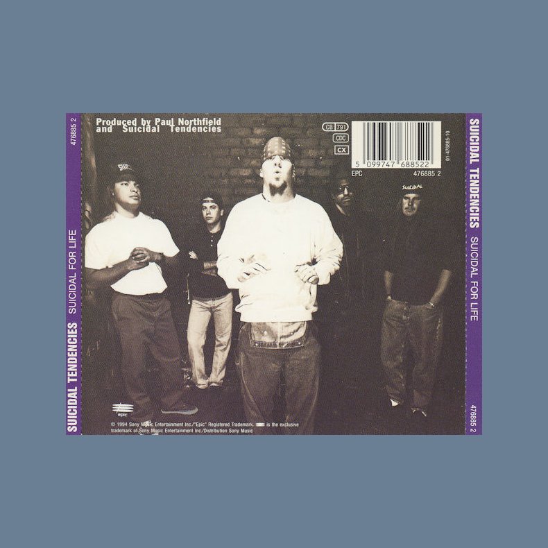 Suicidal for Life - 13-track full album CD