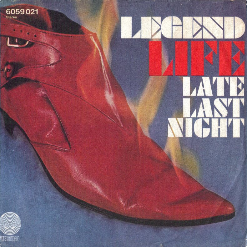 Life b/w Late Last Night - Original German Issue  