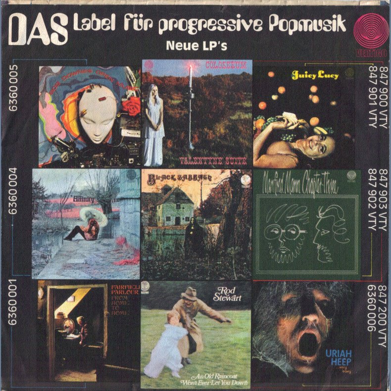 Life b/w Late Last Night - Original German Issue  