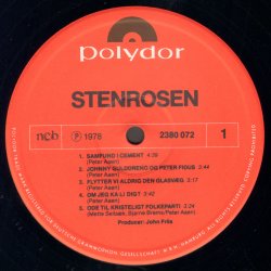 Stenrosen - Original Danish Vinyl Issue - No Lyric Insert