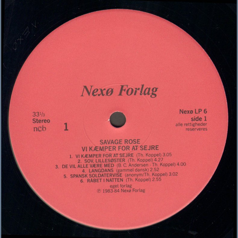 Vi kmper for at sejre - Original Danish Issue Incl Promotional Poster