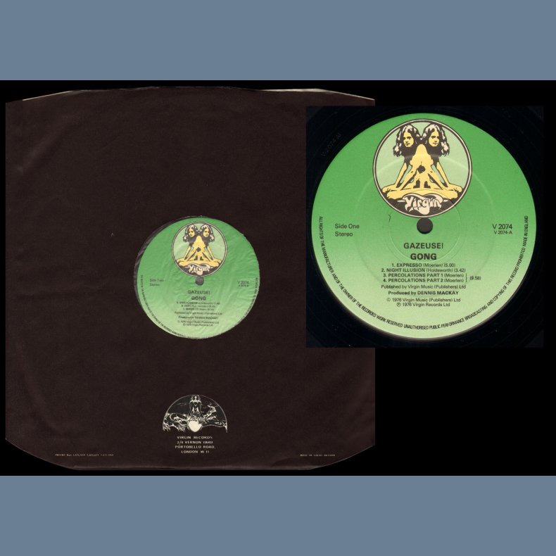 Gazeuse! - Original UK issue -1st Pressing A1/B1 matrix Endings