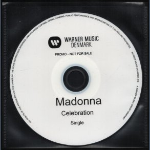 Celebration - 2009 Danish Warner Music label 1-track promotional issue CD acetate