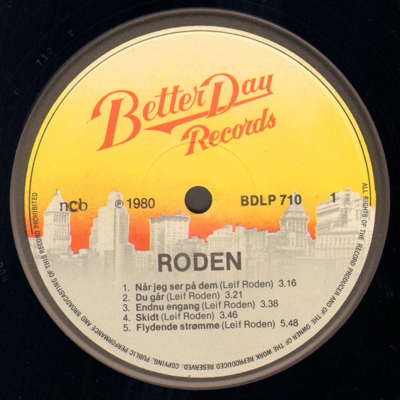 Roden - Original Danish Vinyl Issue
