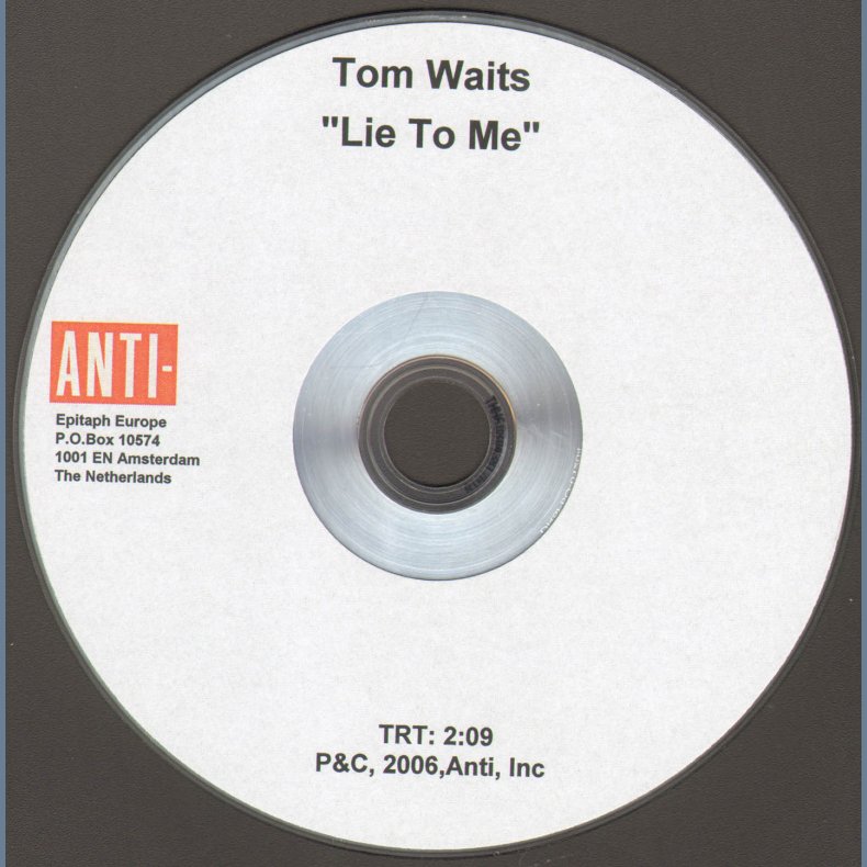 Lie To Me - 1-track Promotional DVD