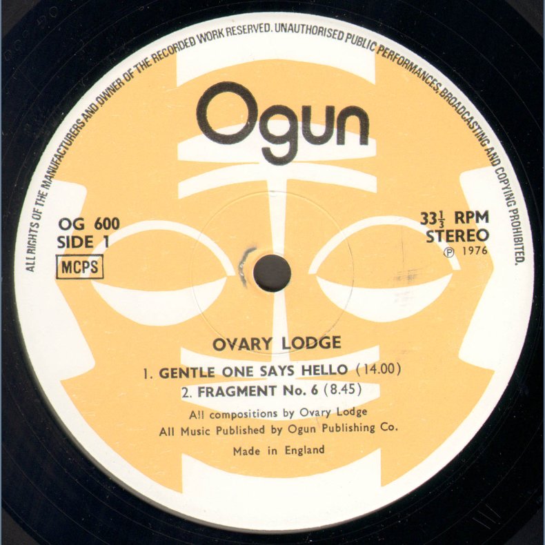 Ovary Lodge - Original UK Vinyl Issue