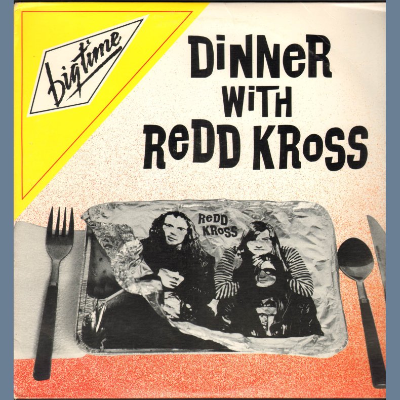 Diner With Redd Kross - Original 1987 US Bigtime label Promotional Issue Only Red &amp; Black Vinyl 12"/