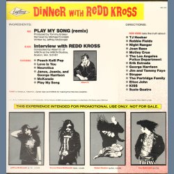 Diner With Redd Kross - Original 1987 US Bigtime label Promotional Issue Only Red &amp; Black Vinyl 12"/