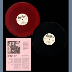 Diner With Redd Kross - Original 1987 US Bigtime label Promotional Issue Only Red &amp; Black Vinyl 12"/