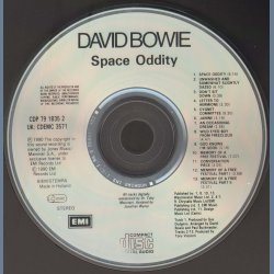 Space Oddity - 1990 UK/Holland CD Issue Incl. Bonus Tracks