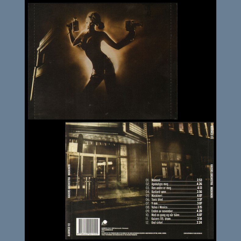 Maskineri - 2008 Danish Printed 12-track Full Album CD