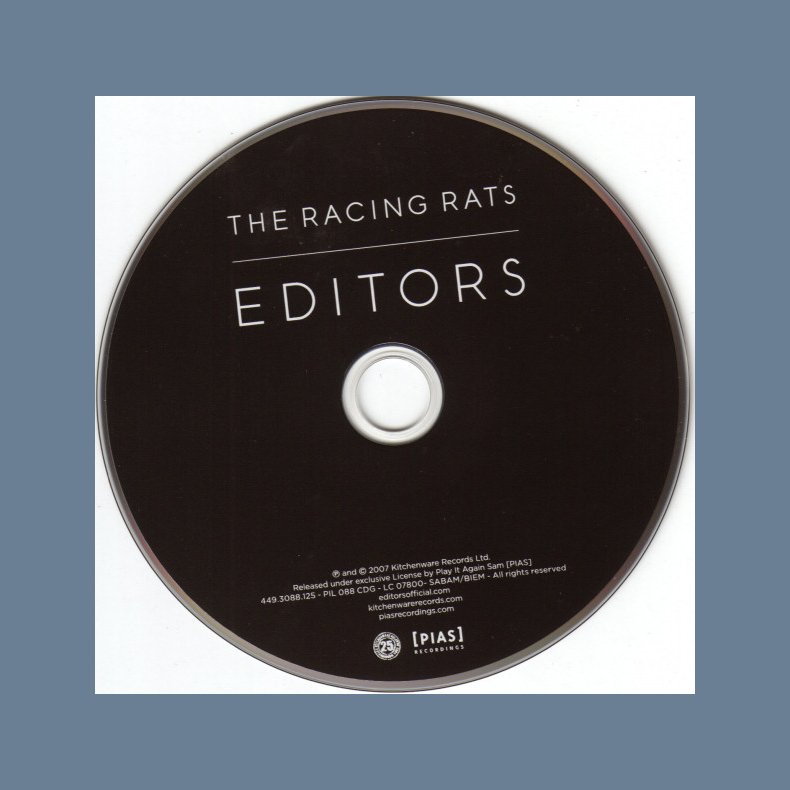 The Racing Rats  - Limited Edition 4-track CD Single